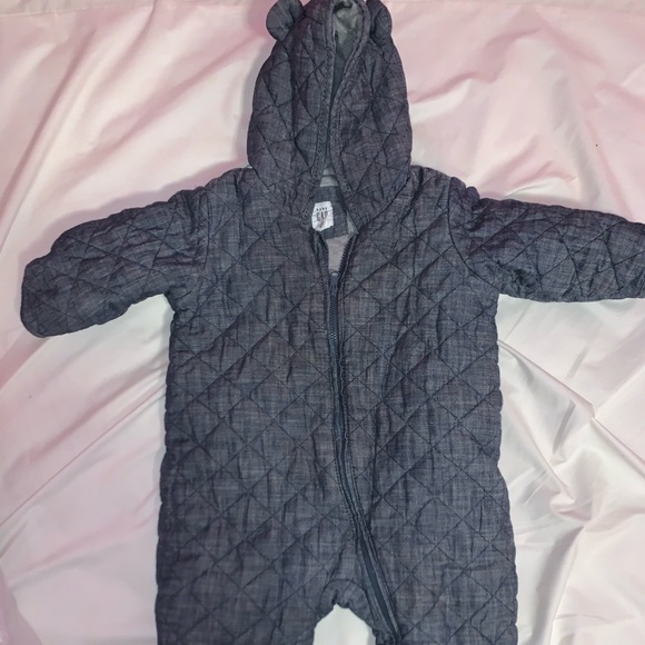Baby GAP Denim Winter Onesie - Picture 3 of 3